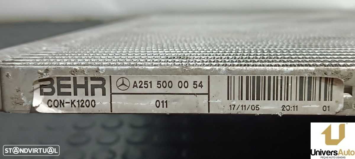 RADIADOR AR CONDICIONADO MERCEDES CLASE M (W164) 320 / 350 CDI (164.122) - 3