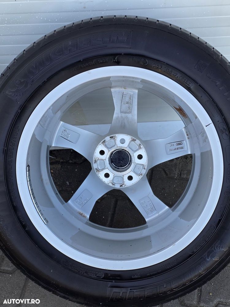 Roti/Jante Aliaj Audi,235/60 R18,Anvelope vara Michelin,4.57mm,DOT3423 - 7
