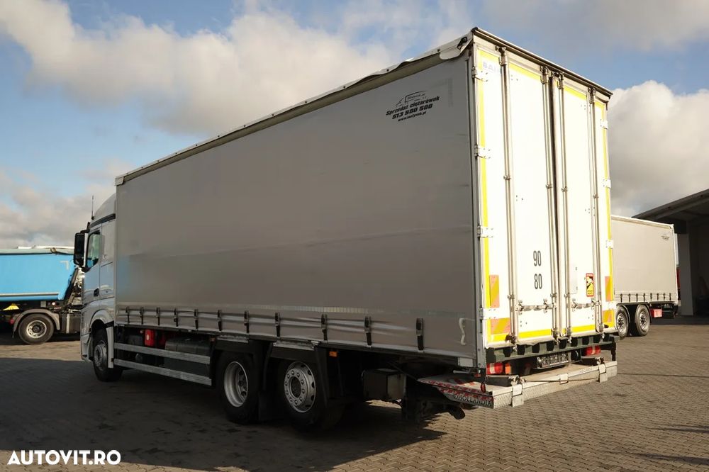 Mercedes-Benz ACTROS 2551 / 6X2 CORTINĂ / RIDICATIVĂ / PUNTE RIDICATIVĂ / DIRECȚIE / PODEA REZISTENTĂ - 5