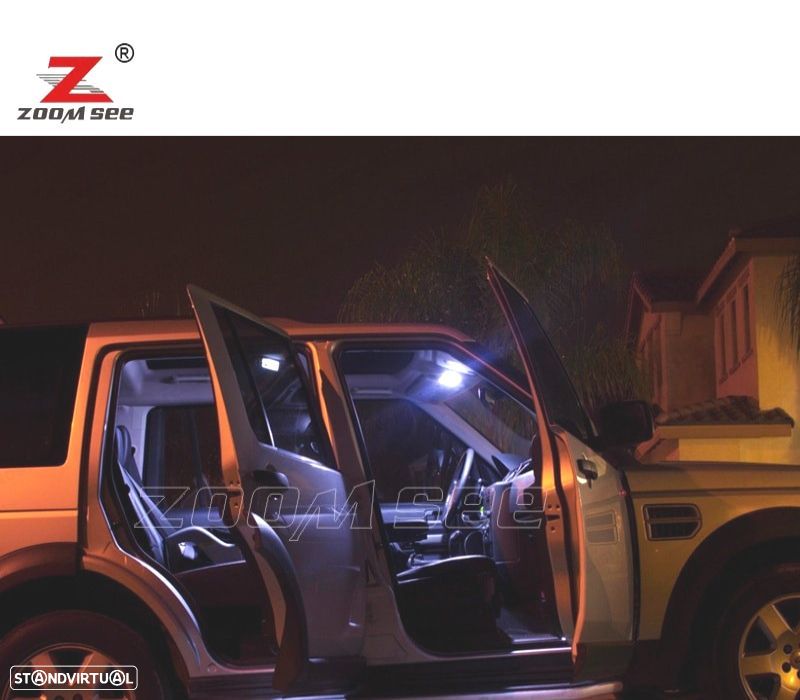 KIT COMPLETO 17 LAMPADAS LED INTERIOR PARA LAND ROVER FREELANDER 2 LR2 06-13 - 3