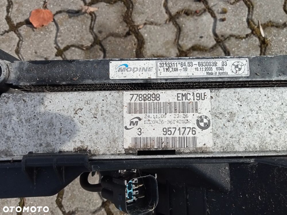 chłodnica wody klimatyzacji bmw e 90 2.0 d komplet - 2