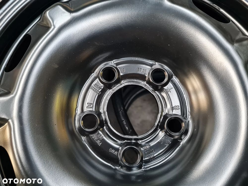 Felgi Stalowe VW Skoda Seat 5x14 5x100 ET38 ORYGINAŁ NOWE - 4