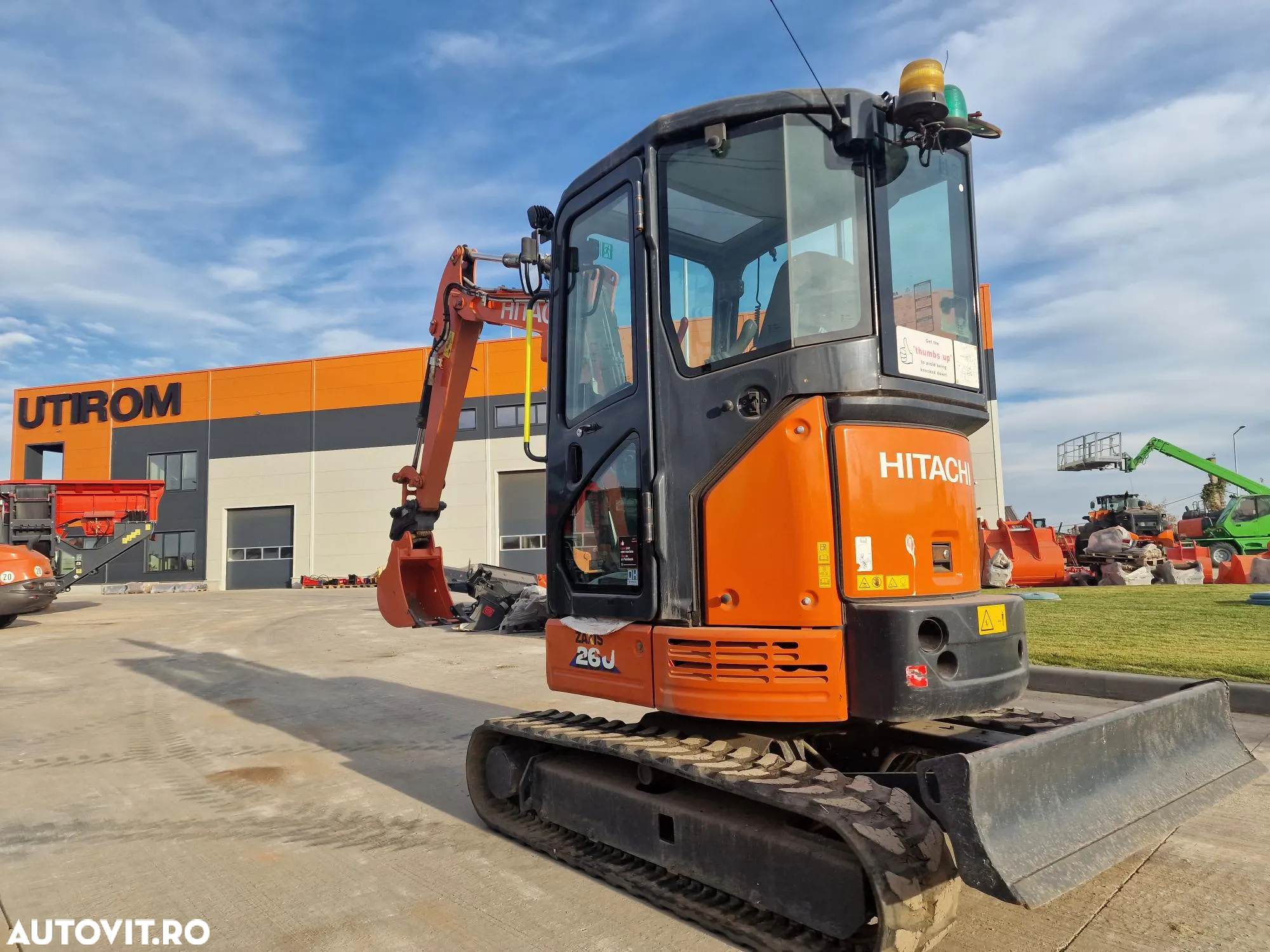 Utilizat Hitachi ZX26U-6, 2019, 1.546h, cupla rapida+3 cupe, inst picon, posibilitate leasing, STARE FOARTE BUNA-PROMOTIE 29.900 EUR+Tva 2019 - 35 581 EUR - Autovit.ro Utilizat Hitachi ZX26U-6, 2019, 1.546h, cupla rapida+3 cupe, inst picon, posibilitate leasing, STARE FOARTE BUNA-PROMOTIE 29.900 EUR+Tva 2019 - 35 581 EUR - Autovit.ro