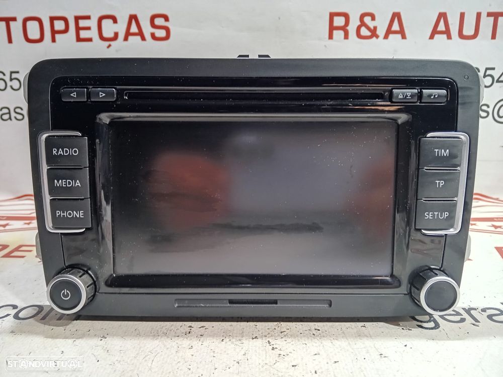 Auto Rádio VW Scirocco 3 III VW Polo 6R 3C8035195  8157647239360 Original - 1