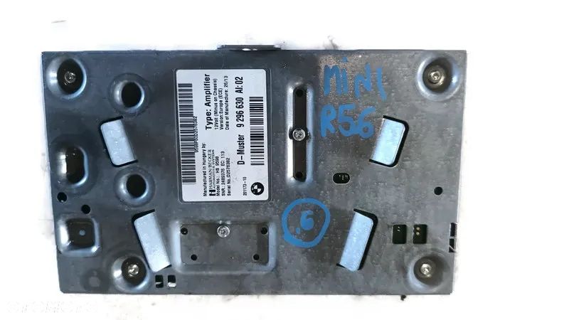 MINI COOPER R56 13r WZMACNIACZ AUDIO 9296630 - 2