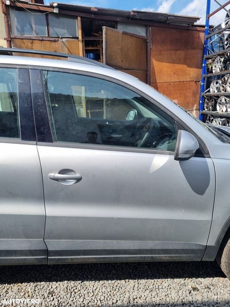 Usa Dreapta Fata Volkswagen Tiguan 5N 2008 - 2011 SUV 4 Usi Reflex silver Metalic LA7W ... - 1