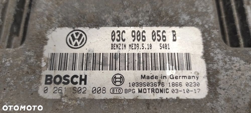 Sterownik komputer silnika VW Golf V 1,6 FSI 03C906056B - 2