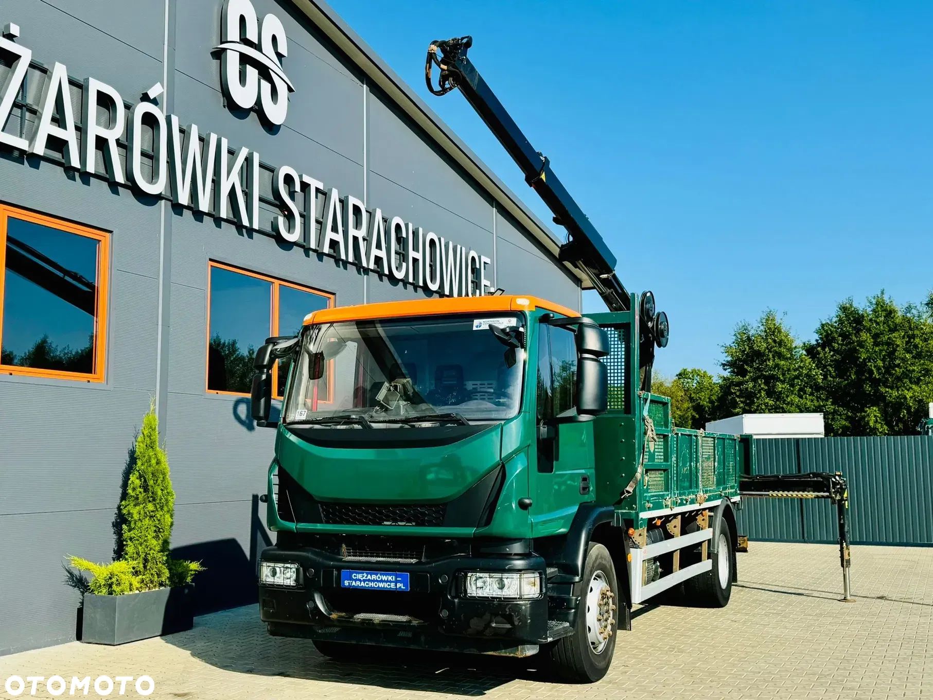 Iveco Iveco Eurocargo 180E25 // 4x2 // skrzynia + HDS żuraw HIAB dzwig - 1