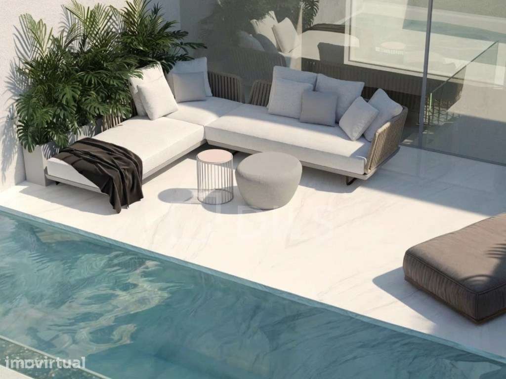 Moradia T4 com rooftop e piscina, num novo condomínio em Vilamoura - Grande imagem: 3/96