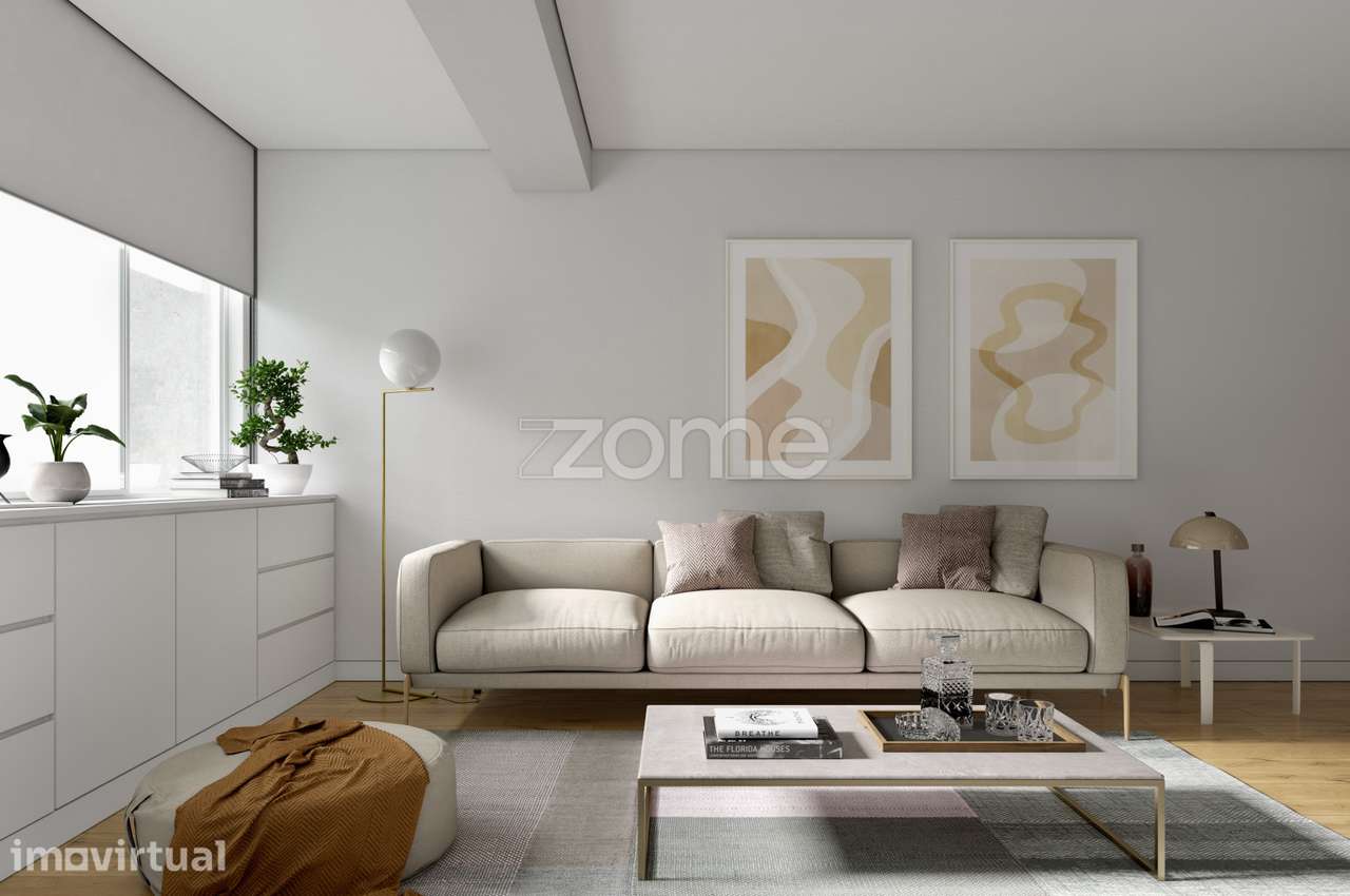 Apartamento NovoT2+1 Beira-rio, vistas magnificas sobre o rio, piscina - Grande imagem: 3/15