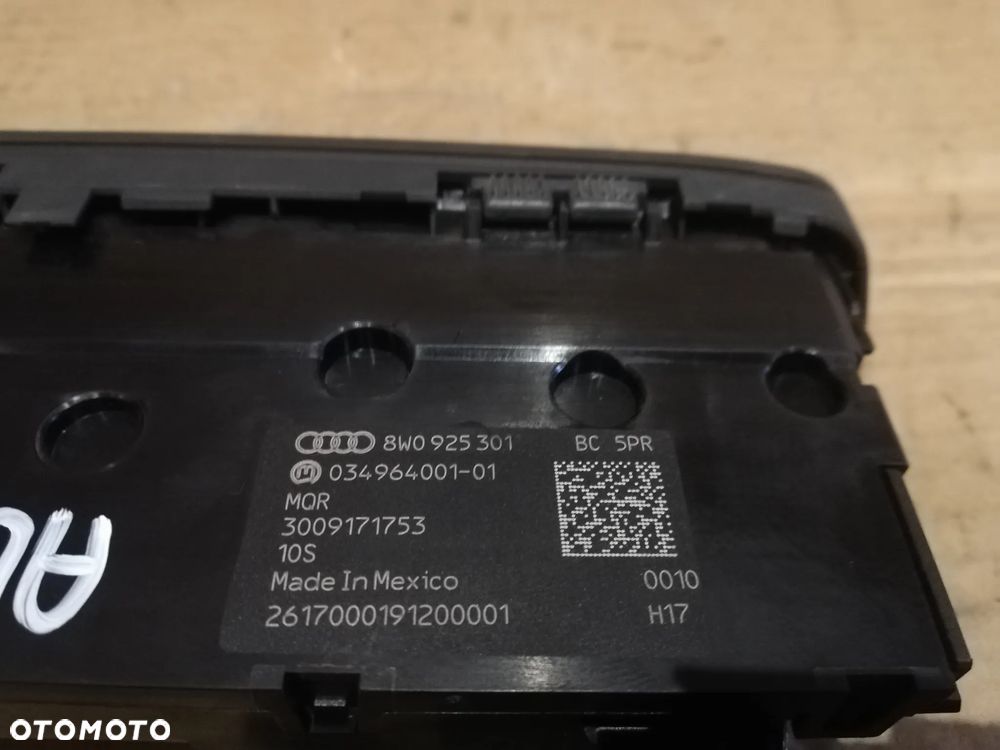 PANEL STEROWANIA PRZEŁĄCZNIKI AUDI A4 B9 8W0925301 - 2