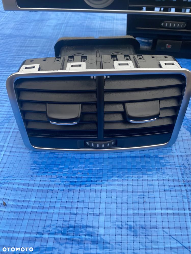 AUDI A6 C6 KRATKI NAWIEWU, LISTWY DEKORY KOMPLET 4F1820901D 4F1820951  4F0819203C  4F1820902D  4F1853190 - 5