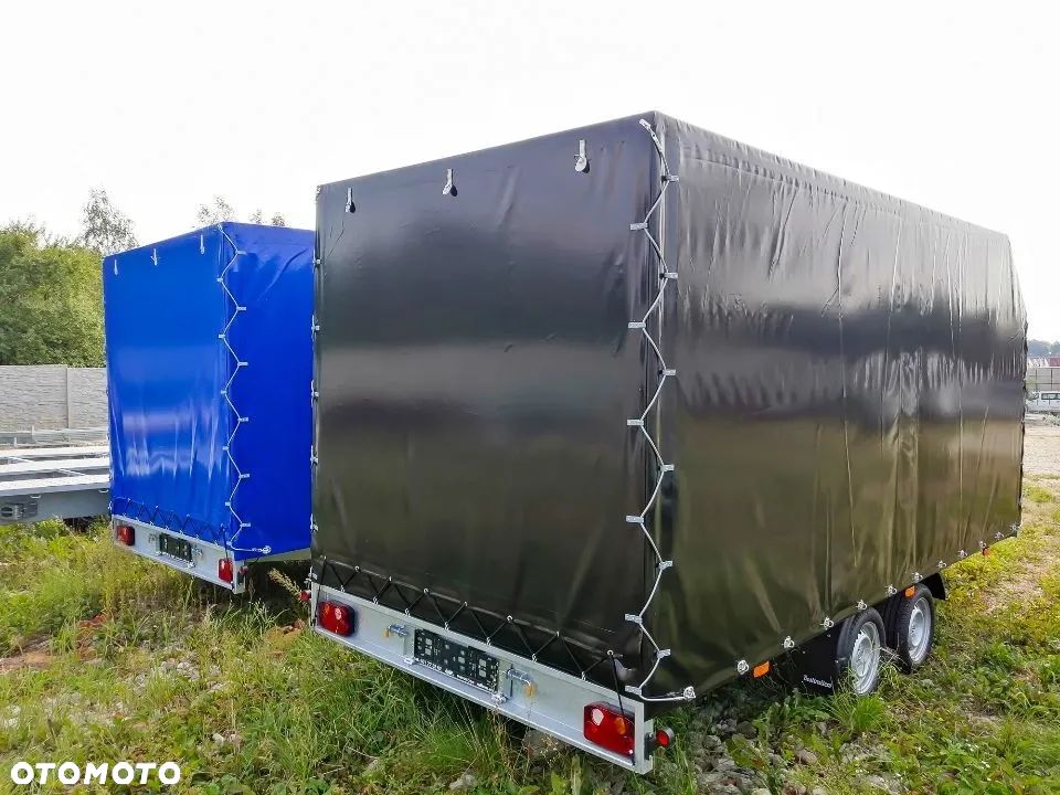 Besttrailers Przyczepa samochodowa WARIOR ze stelażem i plandeką PRODUCENT - 2