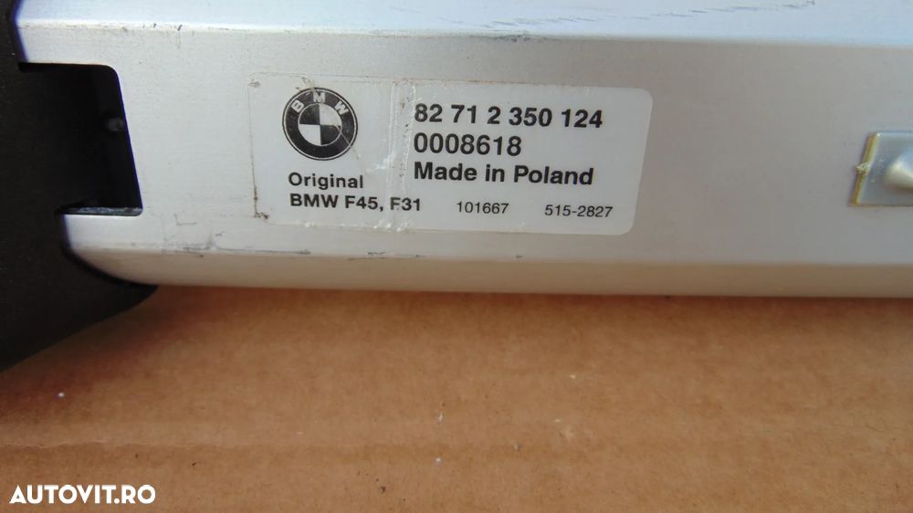 Set bari transversale portbagaj BMW Seria 2,3 F31/F45  an 2013 cod 82712350124 - 4