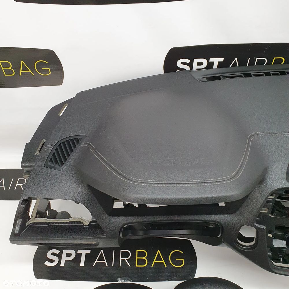 BMW F20 F21 DESKA ROZDZIELCZA KONSOLA KOKPIT PULPIT PODUSZKI AIRBAG AIR BAG NAPINACZE KIT SET - 2