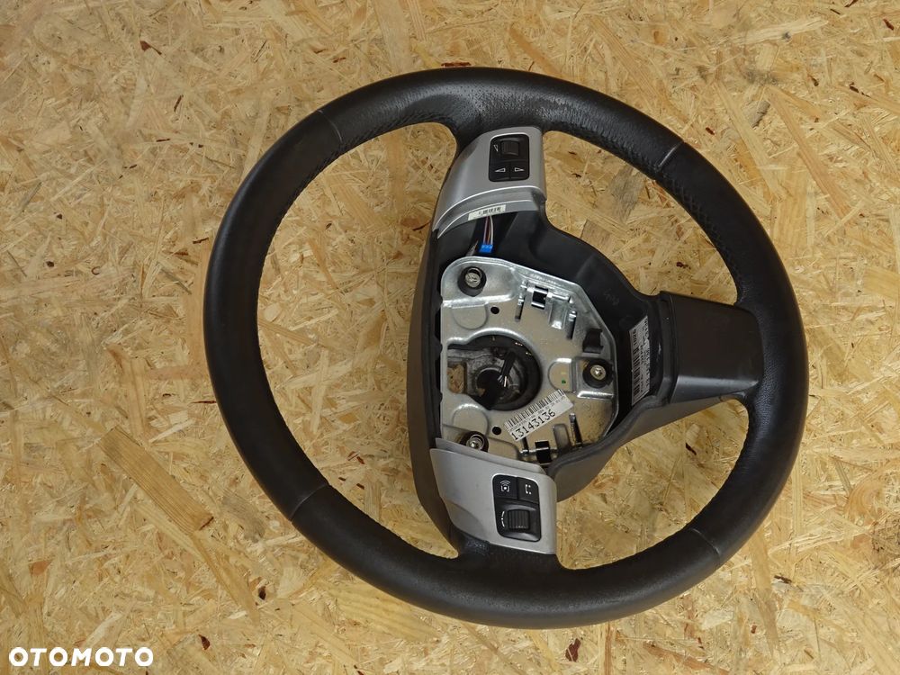 KIEROWNICA SKÓRZANA SKÓRA OPEL VECTRA C SIGNUM MULTIFUNKCYJNA PRZYCISKI AIRBAG - 5
