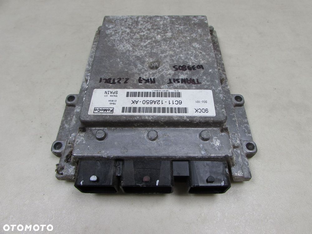 FORD TRANSIT VII 2.2 TDCI KOMPUTER STEROWNIK 6C11-12A650-AK 9DCK DCU-101 06-14 - 2