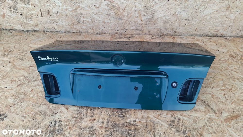BMW E46 SEDAN KLAPA POKRYWA BAGAŻNIKA FARNGRUEN METALIK - 4