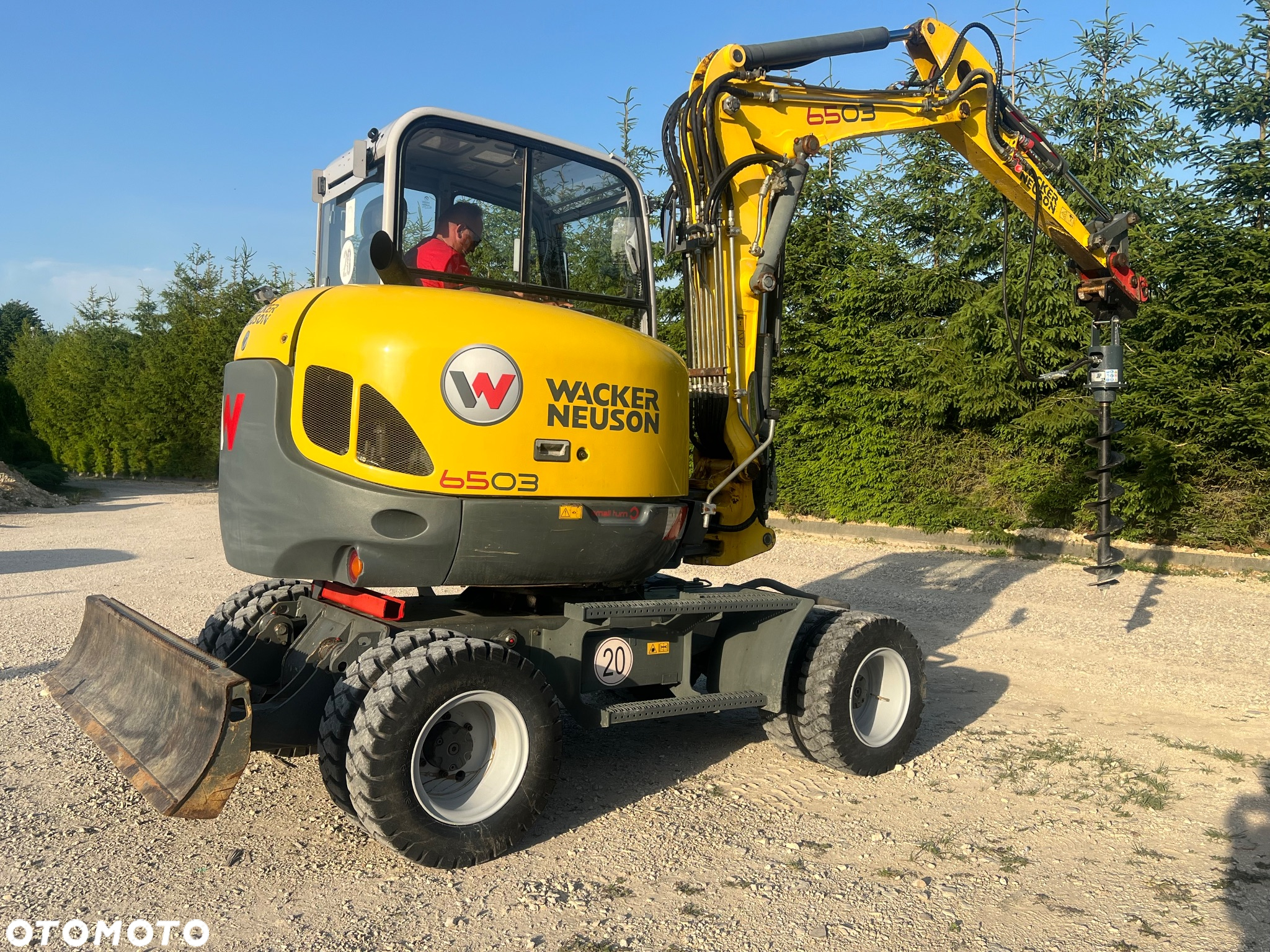 Wacker Neuson Mini KOPARKA KOŁOWA WACKER NEUSON 6503 WD 5,8t Długie ramie 3xłamane Dodatkowa hydraulika SZYBKA SKRĘTNA 2x łyżki Wiertnica skarpowa hydrauliczna Yanmar 2009r 3060mth - 13