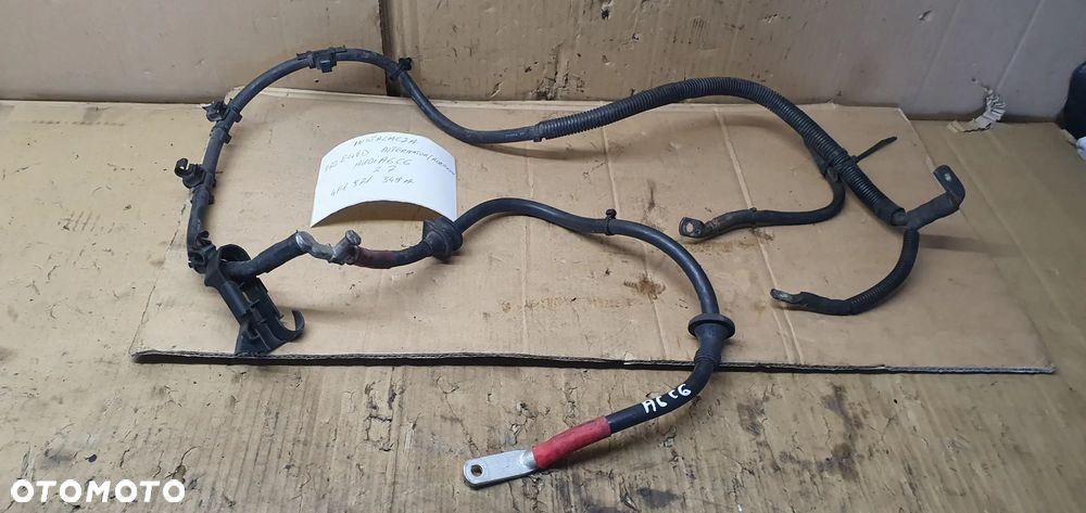 Kabel plusowy alternatora rozrusznika przewód Audi A6 C6 2.7 TDI 4F1971349A - 1