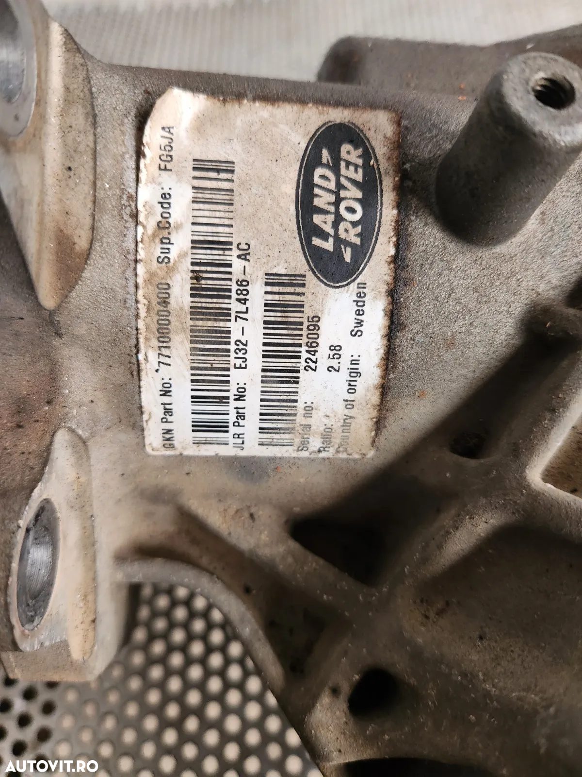 Grup Diferential Fata Reductor Cutie Transfer Land Rover Discovery Sport Range Rover Evoque 2.0 Diesel 2.2 Diesel Raport 2.58 Cod EJ32-7L486-AC *Garantie* - Dezmembrari Arad - 6