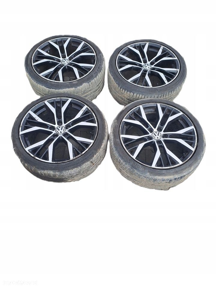 vw golf vii 5g gtd koła felgi opony lato 6mm 235/45/18r 5g0601025 santiago - 1