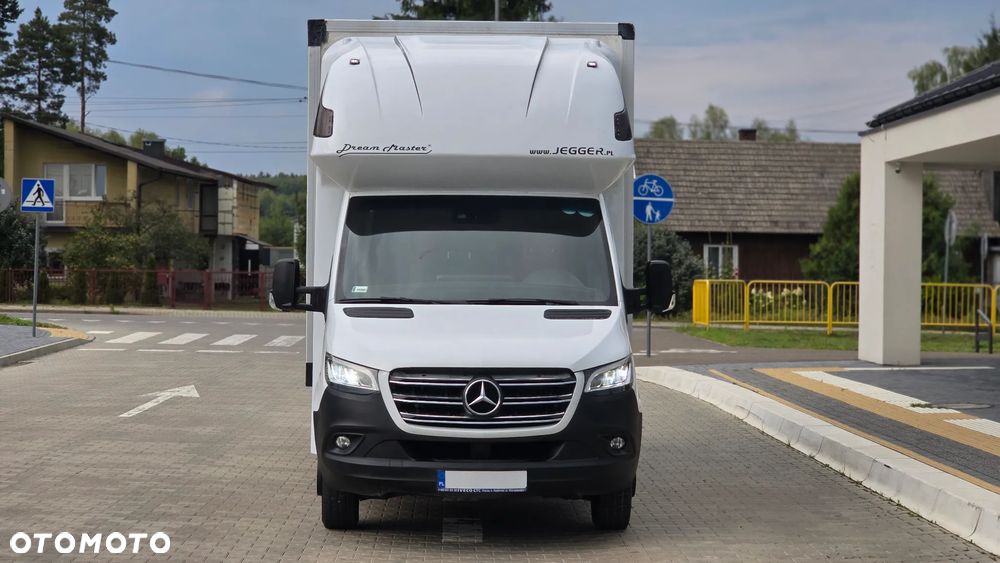 Mercedes-Benz SPRINTER 519 CDI 907❗❗190 KM / FULL OPCJA / AUTOMAT 9G-TRONIC / FULL LED / KONTENER 10EP  / DRZWI Z TYŁU / BLIŹNIAKI / XENON / RAMA / LAWETA / ZABUDOWA JEGGER / PODUSZKI PNEUMATYCZNE / SYPIALKA / SALON POLSKA ❗❗ - 10