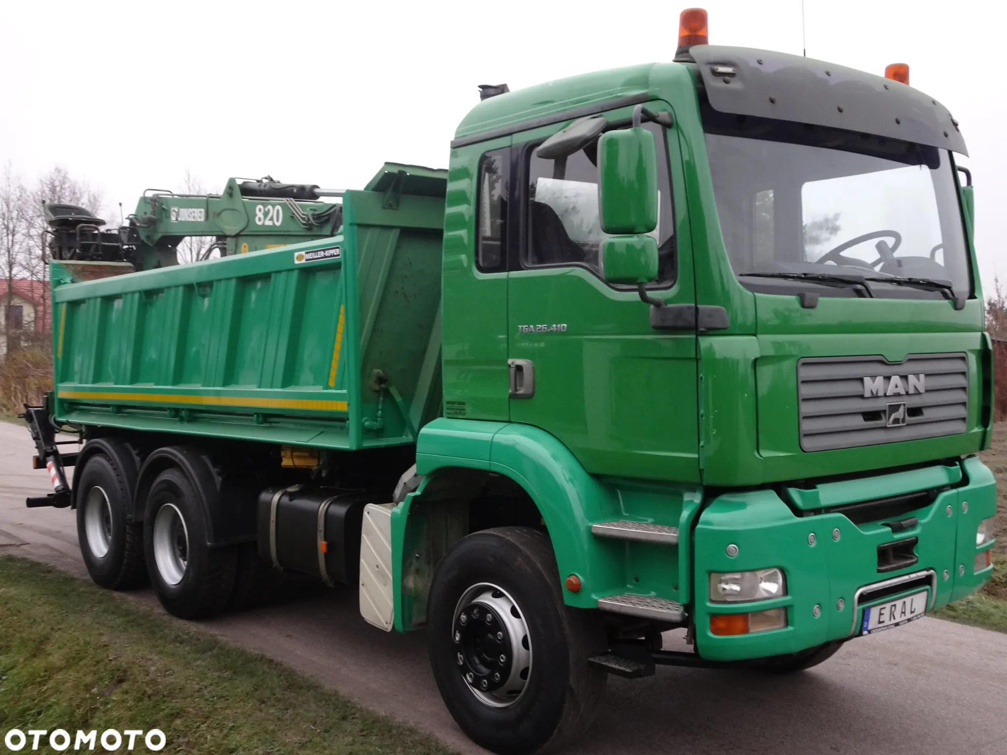 MAN 26.410 Wywrotka 6x4 Kiper Meiller Hydroburta HDS Jonsered stare tacho - 9