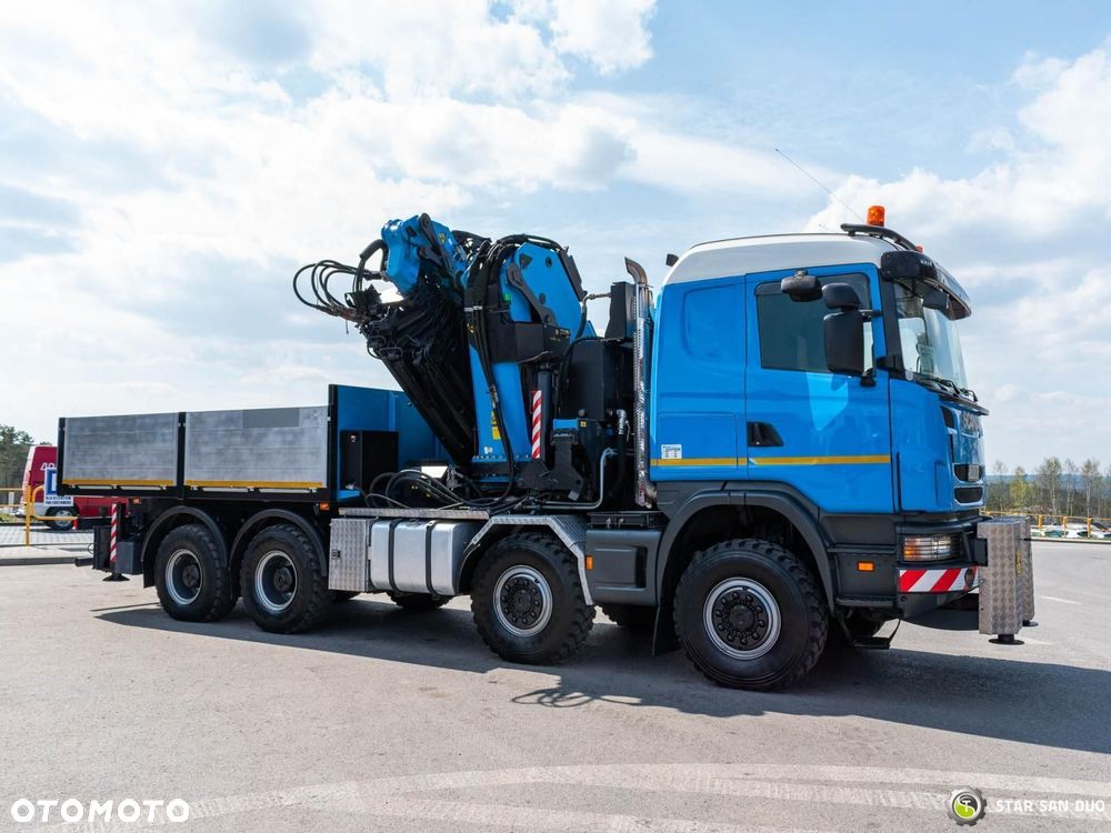 Scania G440 8x8 PALFINGER PK 100002 HDS Żuraw Fly Jib Wciągarka - 11