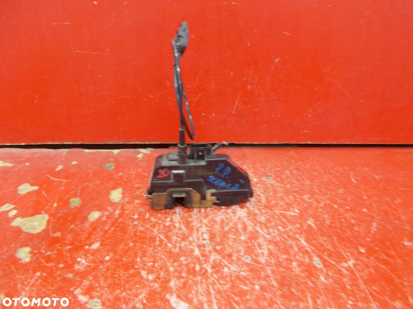 RENAULT SCENIC II MEGANE II 02-07 119121 ZAMEK DRZWI PRAWY PRZÓD 4 PIN - 1