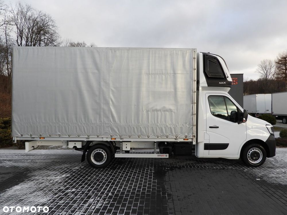 Renault MASTER PLANDEKA 10 PALET WEBASTO TEMPOMAT LEDY PNEUMATYKA KLIMATYZACJA  165KM - 8