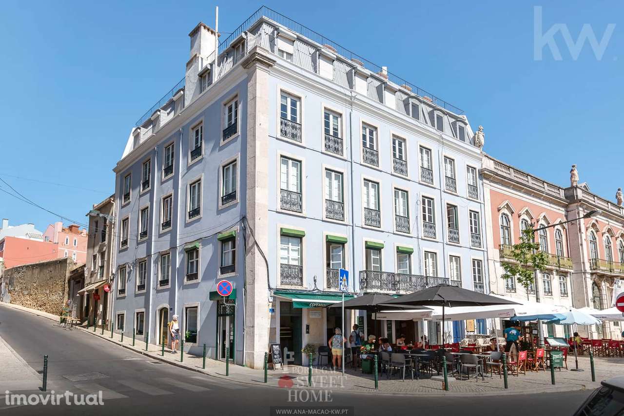 Apartamento T2 renovado com vista rio, em frente ao Panteão Nacional - Grande imagem: 2/60