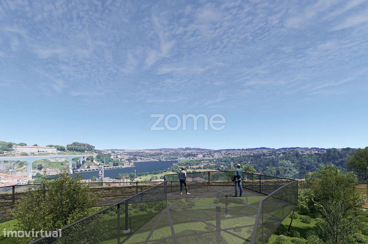 T0 - Poente, Piso 1 - Lurion (V.N.Gaia) com miradouro para rio Douro - Grande imagem: 3/24