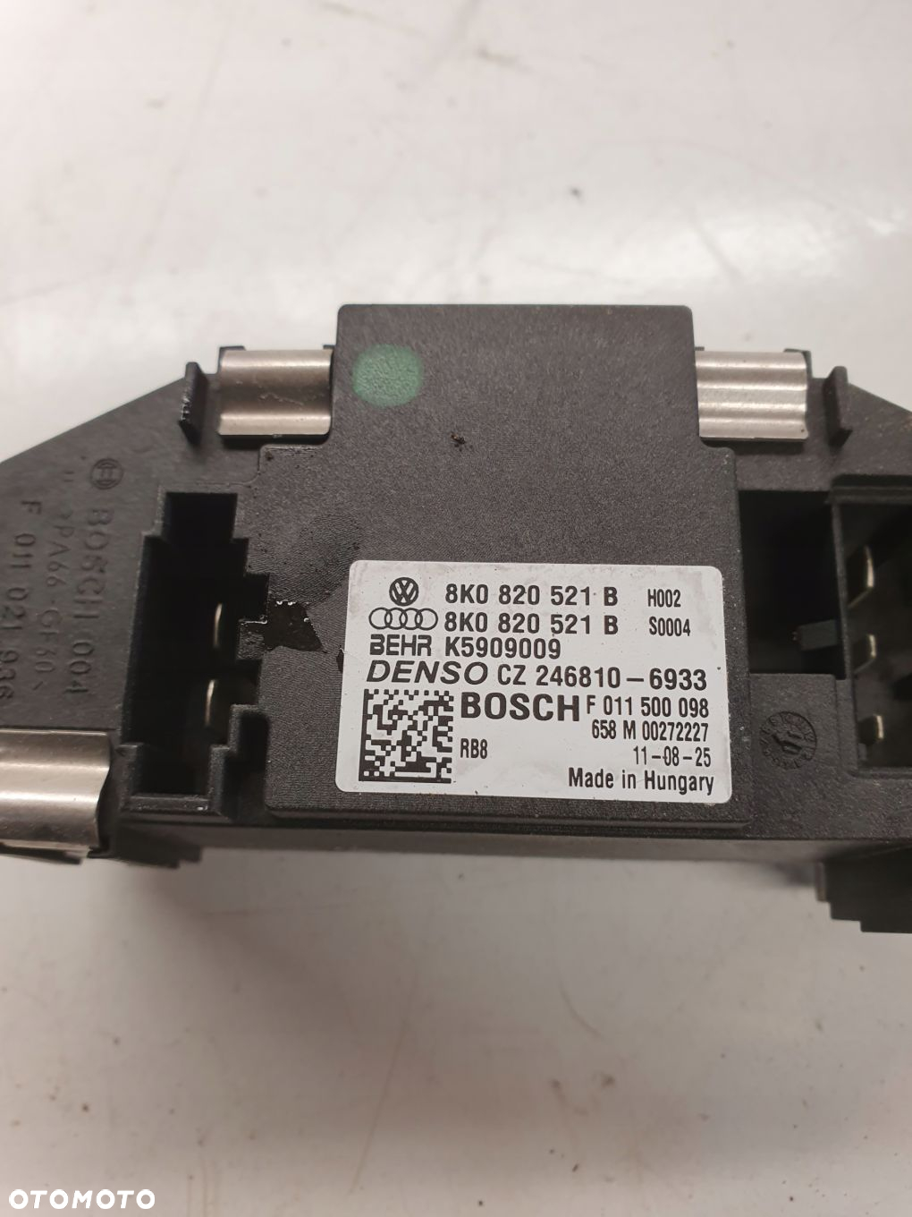 REZYSTOR OPORNIK DMUCHAWY AUDI A4 A5 Q5 8K0820521B - 3