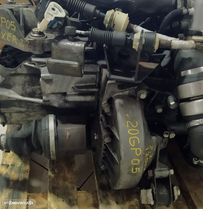Motor peugeot BOXER 2.2HDI 120cv 4HU 2009 - caixa velocidades 20GP05 - 9