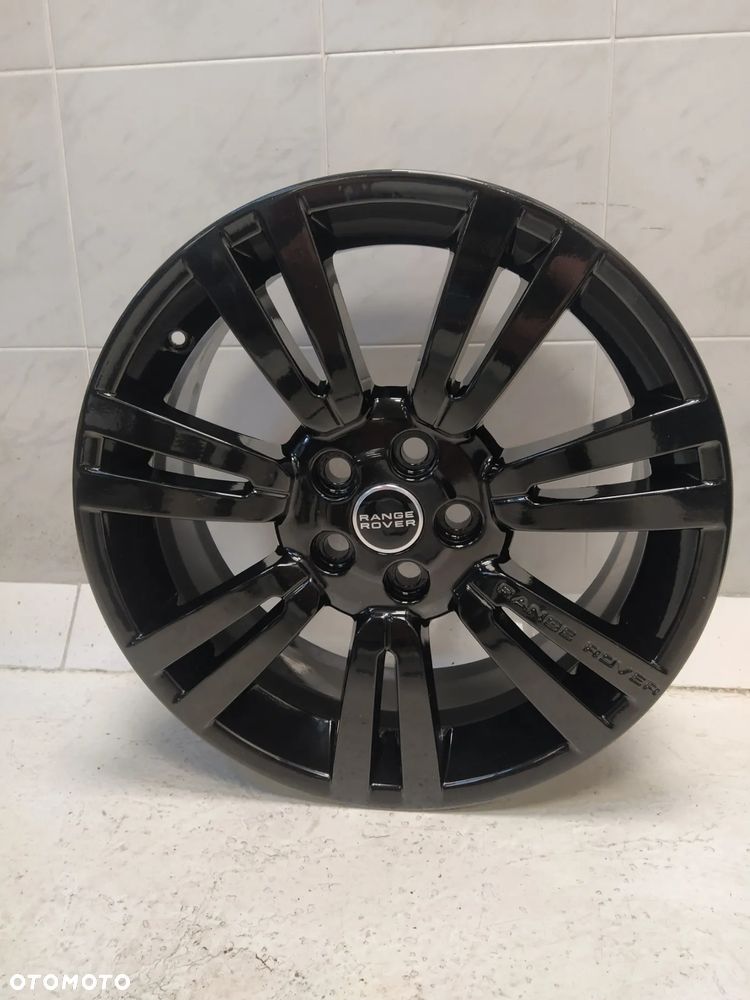 RANGE ROVER VOGUE L322 L405 SPORT L494 8,5X20 ORYGINALNE FELGI ALUMINIOWE R20 ET58 5x120 DEKIELKI CZARNE - 11