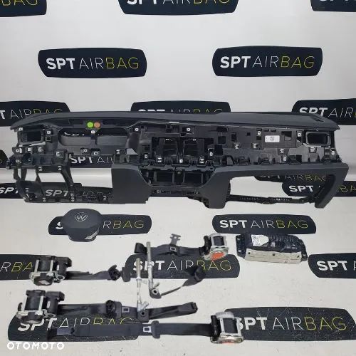 VW PASSAT B9 DESKA ROZDZIELCZA KONSOLA KOKPIT PULPIT PODUSZKI AIRBAG AIR BAG PASY KIT SET - 1
