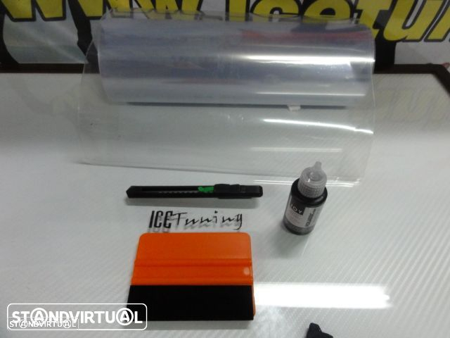Farois frontais com luz branca 5000k para Honda civic 92-95 JDM Fundo preto - 15