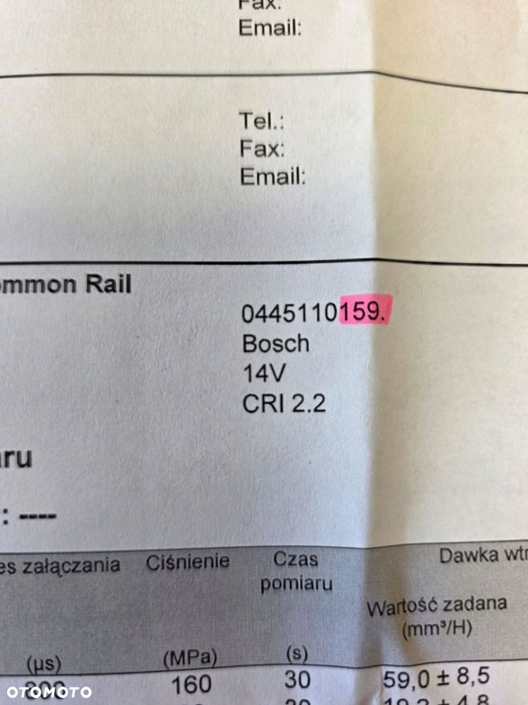 OPEL ASTRA H ZAFIRA B VECTRA C SIGNUM WTRYSK WTRYSKIWACZE 1.9 CDTI - 2