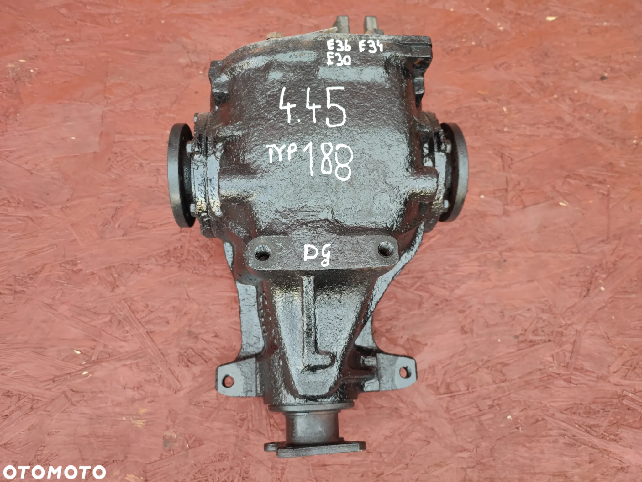 BMW E34 / E36 < COMPACT >  / E30 / E28 / Z3  ORYGINALNY DYFERENCJAŁ / DYFER DUŻA GŁOWA TYP 188 PRZEŁOŻENIE 4.45 OTWARTY O NR. 1 214 249 / 1 212 482 / 1 212 879 OEM - 4