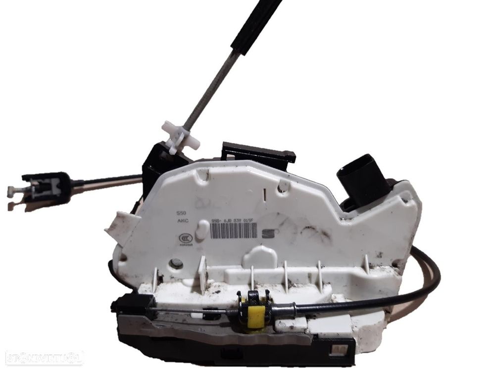 FECHADURA PORTA TRASEIRA ESQUERDA SEAT IBIZA IV 2014 -6J0839015F - 4