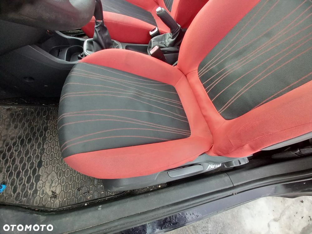 OPEL CORSA D FOTELE KANAPA KOMPLET 3 DRZWI CZERWONE - 3