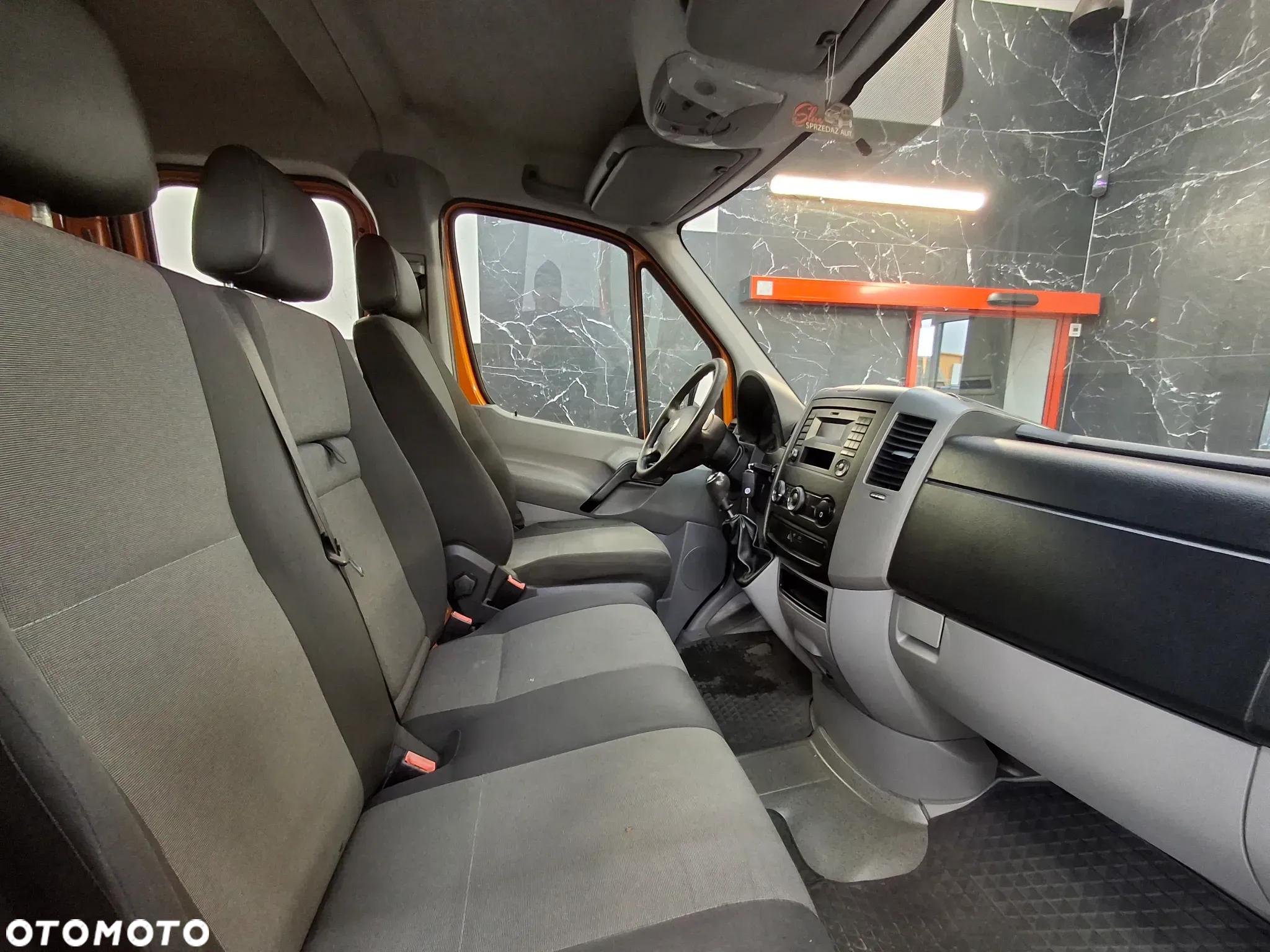 Volkswagen Crafter Lift 2016r Doka Brygadówka Dubel Kabina 7 Osób Plandeka Hak Webasto Klimatyzacja - 14