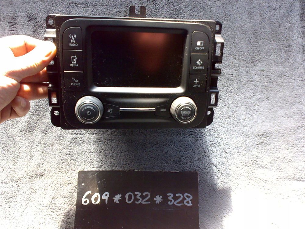 jeep renegade 14-18 radio nawigacja navi monitor panel usa - 1