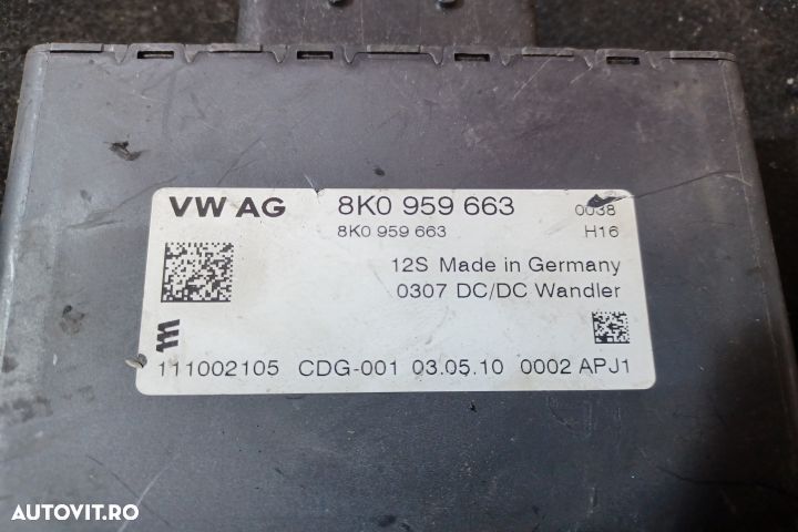 MODUL STABILIZATOR TENSIUNE 8k0959663 8k0959663 Audi A3 8P/8PA [2th f - 3