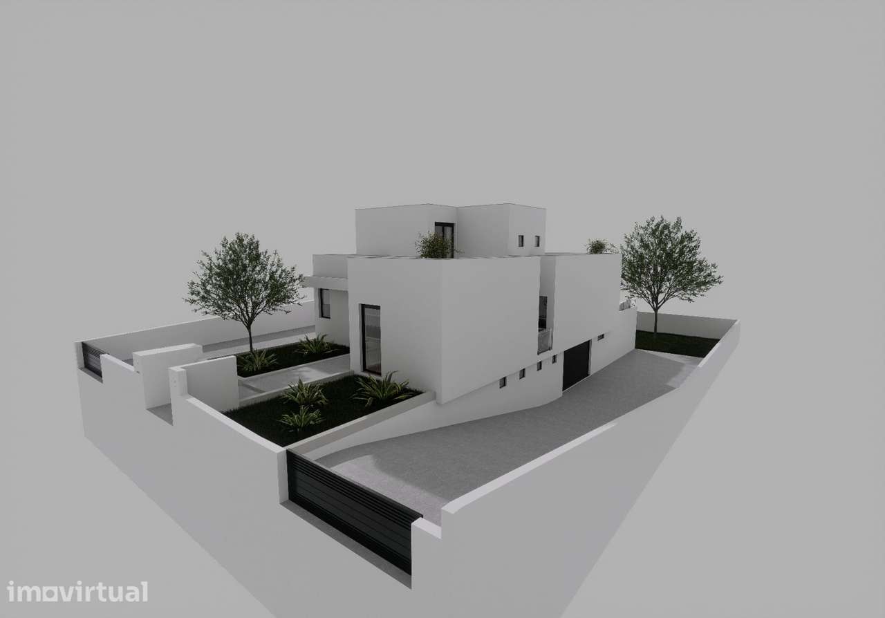 Terreno urbano com proj. aprovado moradia V4+piscina só com o próprio - Grande imagem: 3/4
