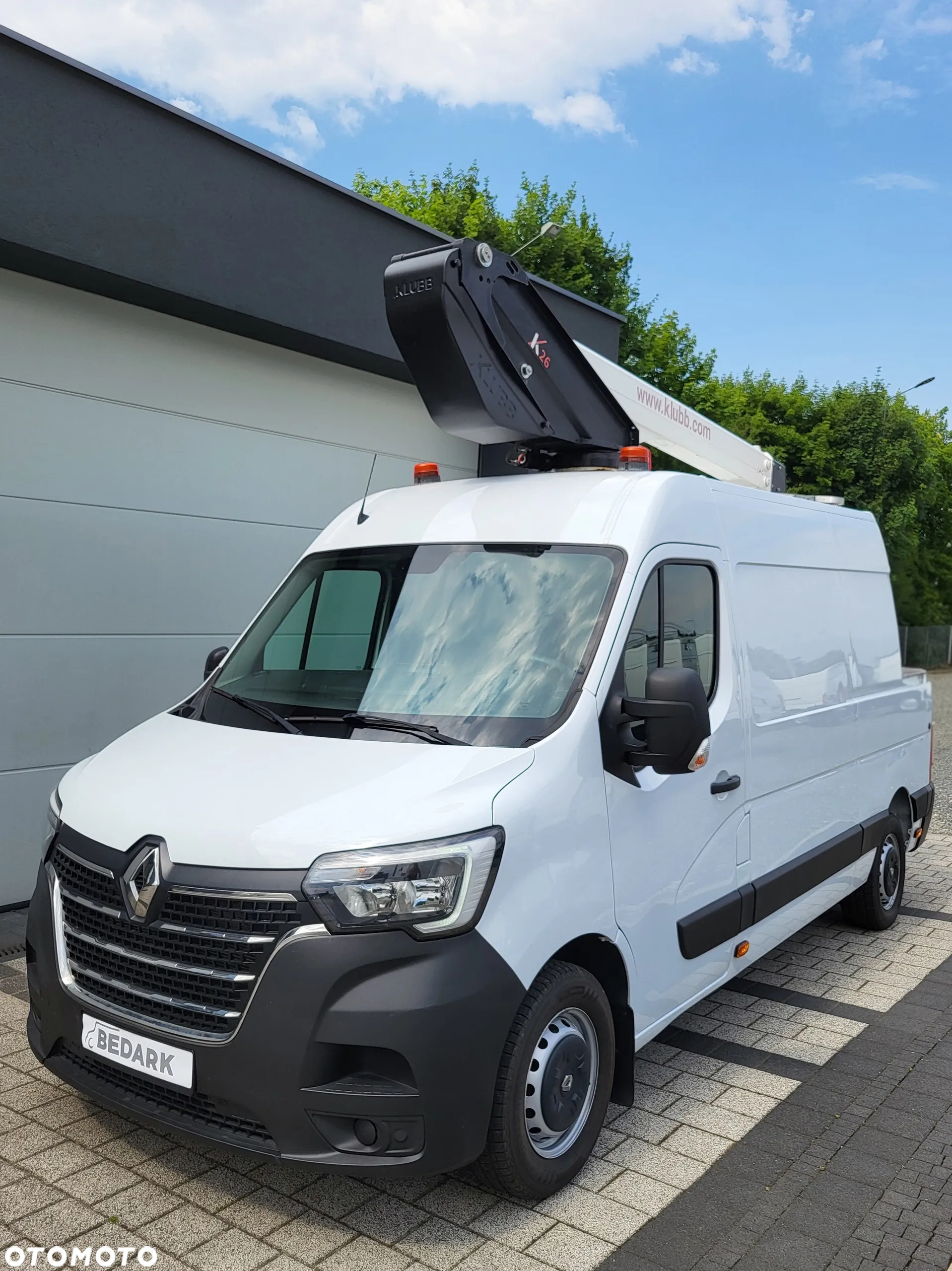 Renault Master L3H2, Podnośnik Koszwy/Zwyżka KLUBB K26, klima, tempomat - 3
