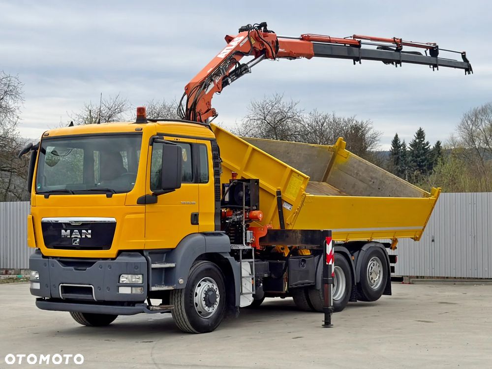 MAN TGS 28.360 * WYWROTKA 4,80m * ATLAS 165.2E - A4 + PILOT * 6x4 - 3