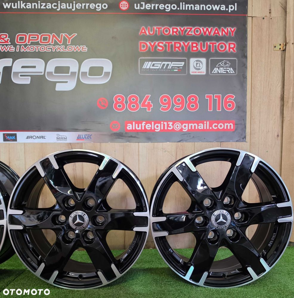 Nowe alufelgi MERCEDES 17x6x130 - Sprinter - Nośność jednej felgi 970kg - 7