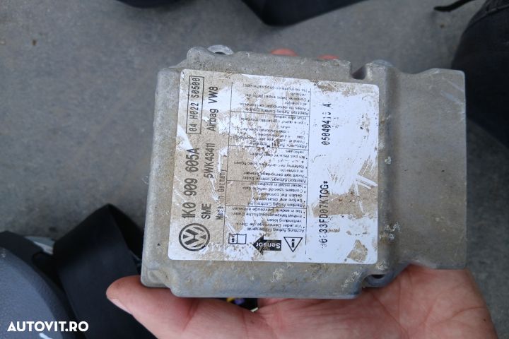 Kit airbag cu plansa de bord 1K0909605A 1K4857705D 1K4857706 1K088020 - 5